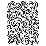 Joggles / Elizabeth St Hilaire Stencil - Van Gogh Spirals [57550] - ON SALE!