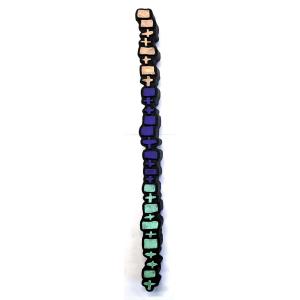 Joggles / Elizabeth St Hilaire Tall Textures Foam Stamp - Hopscotch [52553]