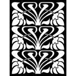 Joggles / Elizabeth St Hilaire The Art Nouveau Collection - Floral Fantasy Stencil [75175]
