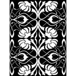 Joggles / Elizabeth St Hilaire The Art Nouveau Collection - Passion Flower Stencil [75181]