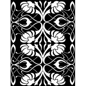 Joggles / Elizabeth St Hilaire The Art Nouveau Collection - Passion Flower Stencil [75181]