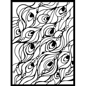 Joggles / Elizabeth St Hilaire The Peacock Collection Mask - Improvisation [75004]