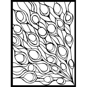 Joggles / Elizabeth St Hilaire The Peacock Collection Mask - Ruffled Feathers [75008]