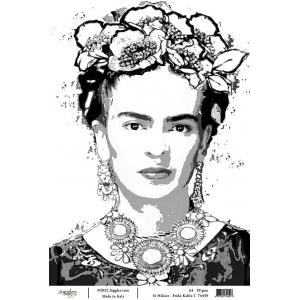 Joggles / Elizabeth St Hilaire A4 Rice Paper - Actresses - Frida Kahlo #1 [74459]