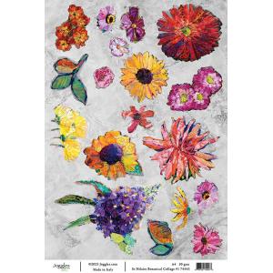 Joggles / Elizabeth St Hilaire A4 Rice Paper - Botanical Collage #1 [74543]