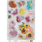 Joggles / Elizabeth St Hilaire A4 Rice Paper - Botanical Collage #2 [74544]