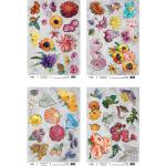 Joggles / Elizabeth St Hilaire A4 Rice Paper - Botanical Collage Set Of 4