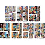 Joggles / Elizabeth St Hilaire A4 Rice Paper - Funky Florals #1 Set Of 7 September 2024