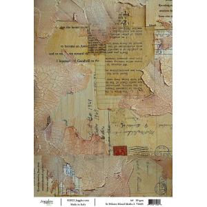 Joggles / Elizabeth St Hilaire A4 Rice Paper - Mixed Media Background #2 [74465]