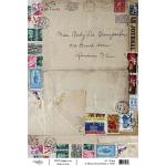 Joggles / Elizabeth St Hilaire A4 Rice Paper - Mixed Media Background #4 [74467]