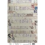 Joggles / Elizabeth St Hilaire A4 Rice Paper - Mixed Media Background #6 [74469]