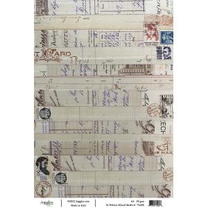 Joggles / Elizabeth St Hilaire A4 Rice Paper - Mixed Media Background #6 [74469]