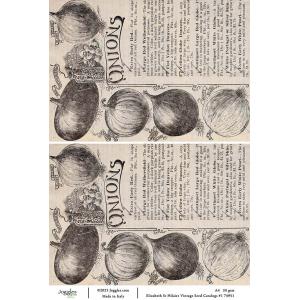 Joggles / Elizabeth St Hilaire A4 Rice Paper - Vintage Seed Catalogs #1 [74951]