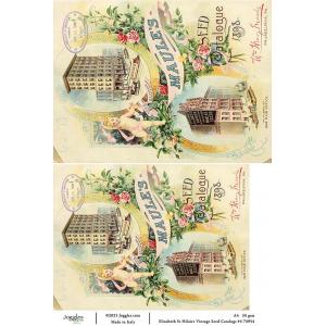 Joggles / Elizabeth St Hilaire A4 Rice Paper - Vintage Seed Catalogs #4 [74954]