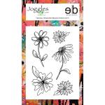 Joggles / Erin Bishop Clear Stamp Set - Fabulous Florals - Mini Blooms & Stems Set #5 [52333]
