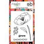 Joggles / Erin Bishop Clear Stamp Set - Fabulous Florals - Poppy [74742]