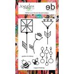 Joggles / Erin Bishop Clear Stamp Set - Whimsical Florals - Beads & Bees [74880]