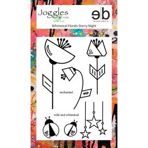 Joggles / Erin Bishop Clear Stamp Set - Whimsical Florals - Starry Night [74883]