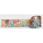 Joggles / Erin Bishop Fabulous Florals Washi Tape With Foil Accents - Fall - 40mm x 10 Meters [74857]