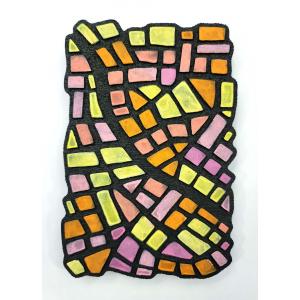 Joggles / Erin Bishop Foam Stamp - City Map [52311]