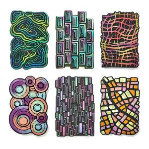 Joggles / Erin Bishop Foam Stamps - Set Of 6, January 2026