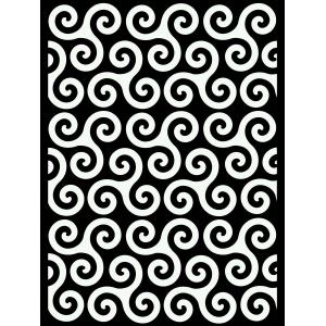 Joggles / FMD Designs - A Rounded Corner - Triskele Stencil [53782]