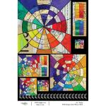 Joggles / FMD Designs A4 Rice Paper - Color Wheels [74810]
