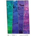 Joggles / FMD Designs A4 Rice Paper - Cool Color Snippets [74811]