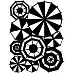 Joggles / FMD Designs - Beach Day - Beach Umbrellas Mask [53840]