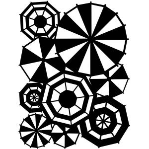 Joggles / FMD Designs - Beach Day - Beach Umbrellas Mask [53840]