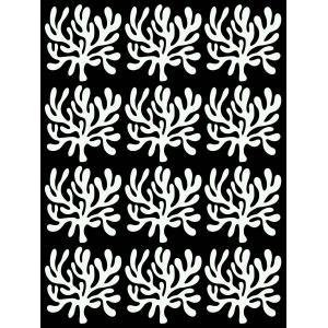 Joggles / FMD Designs - Beach Day - Repetitive Coral Stencil [53845]