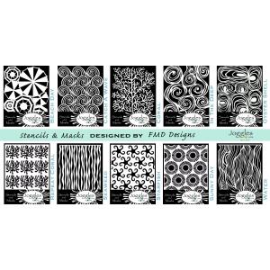Joggles / FMD Designs - Beach Day Stencils & Masks - Set Of 10, July 2026 [53850]