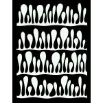 Joggles / FMD Designs Feeling Groovy Stencil - Lava Lamp [53867]