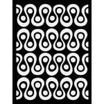 Joggles / FMD Designs Feeling Groovy Stencil - Up Or Down [53874]