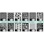 Joggles / FMD Designs Feeling Groovy Stencils & Masks - Set Of 12, October 2026 [53875]