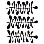 Joggles / FMD Designs Feeling Groovy Tab Cut Stencil & Mask Combo - Lava Leaves [53868]