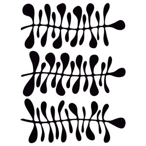 Joggles / FMD Designs Feeling Groovy Tab Cut Stencil & Mask Combo - Lava Leaves [53868]