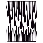 Joggles / FMD Designs Feeling Groovy Tab Cut Stencil & Mask Combo - Paint Spill [53871]