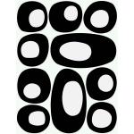 Joggles / FMD Designs Feeling Groovy Tab Cut Stencil & Mask Combo - The Olive Jar [53873]