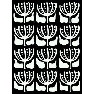 Joggles / FMD Designs - In Bloom - Flower Pods Stencil [53725]