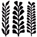 Joggles / FMD Designs - Mid Century & Botanicals 6" x 6" Tab Cut Stencil & Mask Combo - Leafy Fauna [53825]