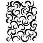 Joggles / FMD Designs Stencil - Crescents [53668]
