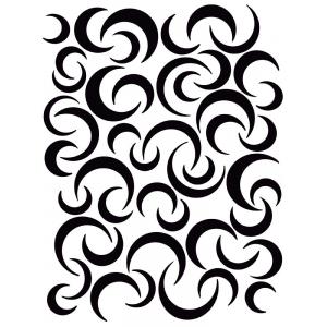 Joggles / FMD Designs Stencil - Crescents [53668]
