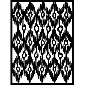 Joggles / FMD Designs Stencil - Fabric - Ikat #1 [75203]