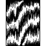 Joggles / FMD Designs Stencil - Fabric - Ikat #2 [75204]