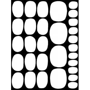 Joggles / FMD Designs Stencil - Mid Century Modern - Dot Candy [75208]