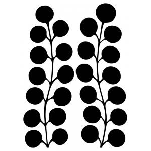 Joggles / FMD Designs Tab Cut Stencil & Mask Combo - Botanicals, Paddy [75128]