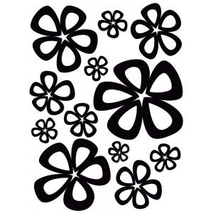 Joggles / FMD Designs Tab Cut Stencil & Mask Combo - Flower Power [53669]
