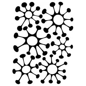 Joggles / FMD Designs Tab Cut Stencil & Mask Combo - Mid Century Tentacle [75136]