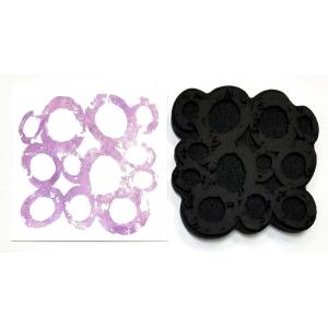 Joggles Foam Stamp - Distressed Ovals [57175]